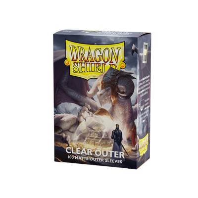 Dragon Shield - Outer Sleeve - Clear Matte (100 Sleeve)