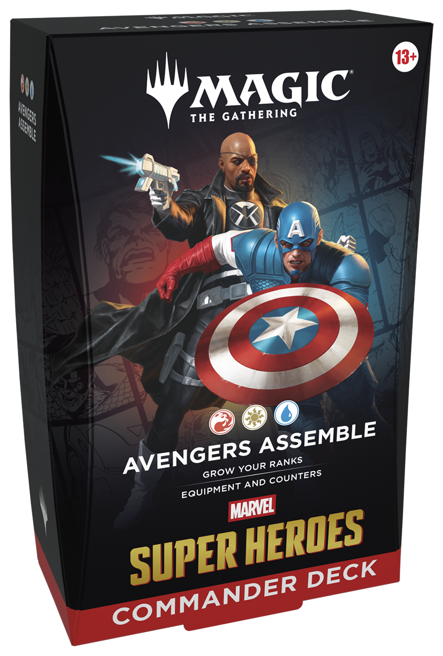 Marvel Super Heroes Commander Deck Avengers Assemble (Red-White-Blue)
