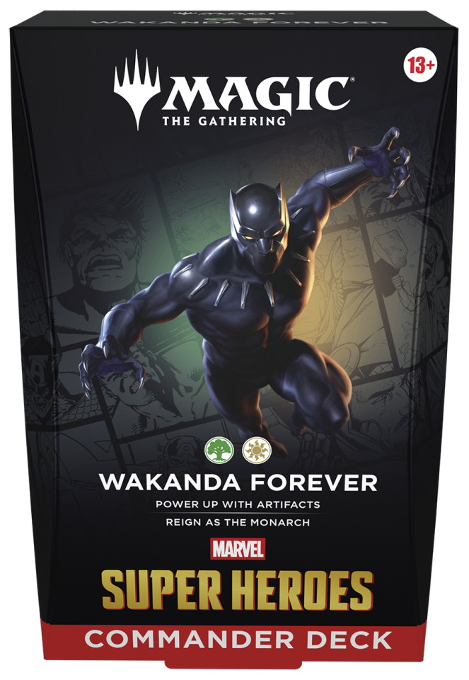 Marvel Super Heroes Commander Deck Wakanda Forever (Green-White)