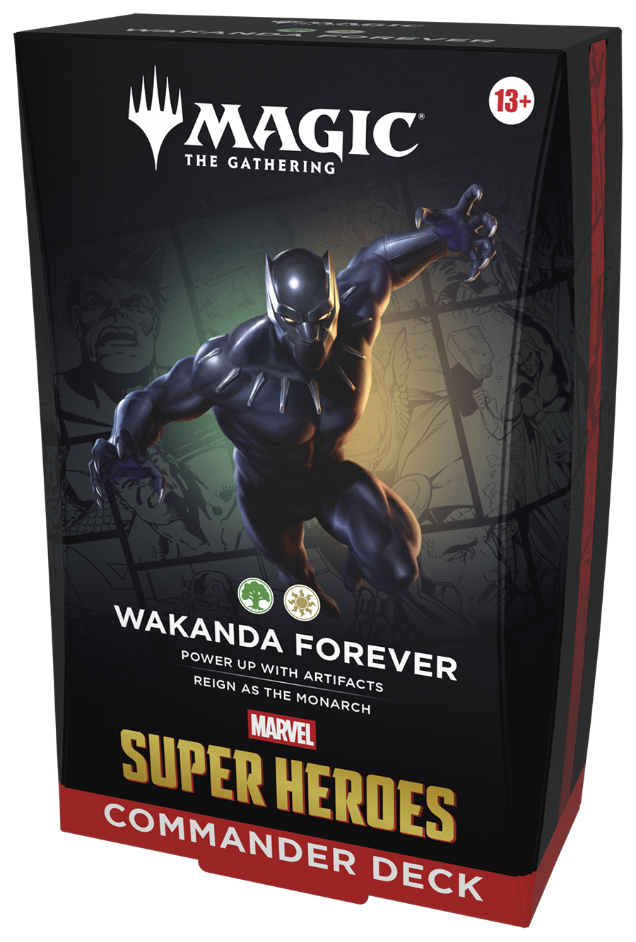 Marvel Super Heroes Commander Deck Wakanda Forever (Green-White)