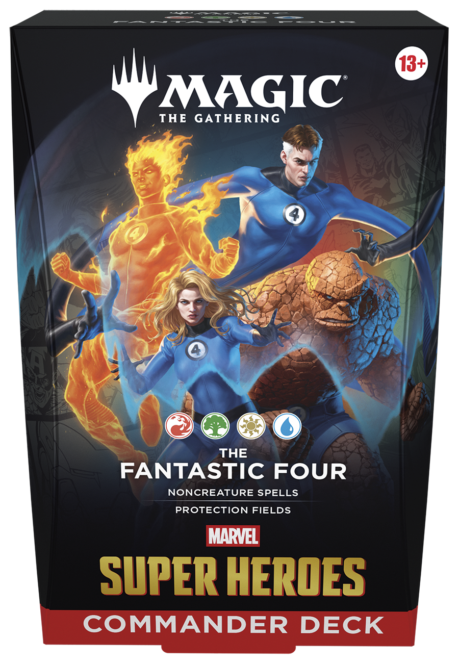 Marvel Super Heroes Commander Deck The Fantastic Four (Red-Green-White-Blue)