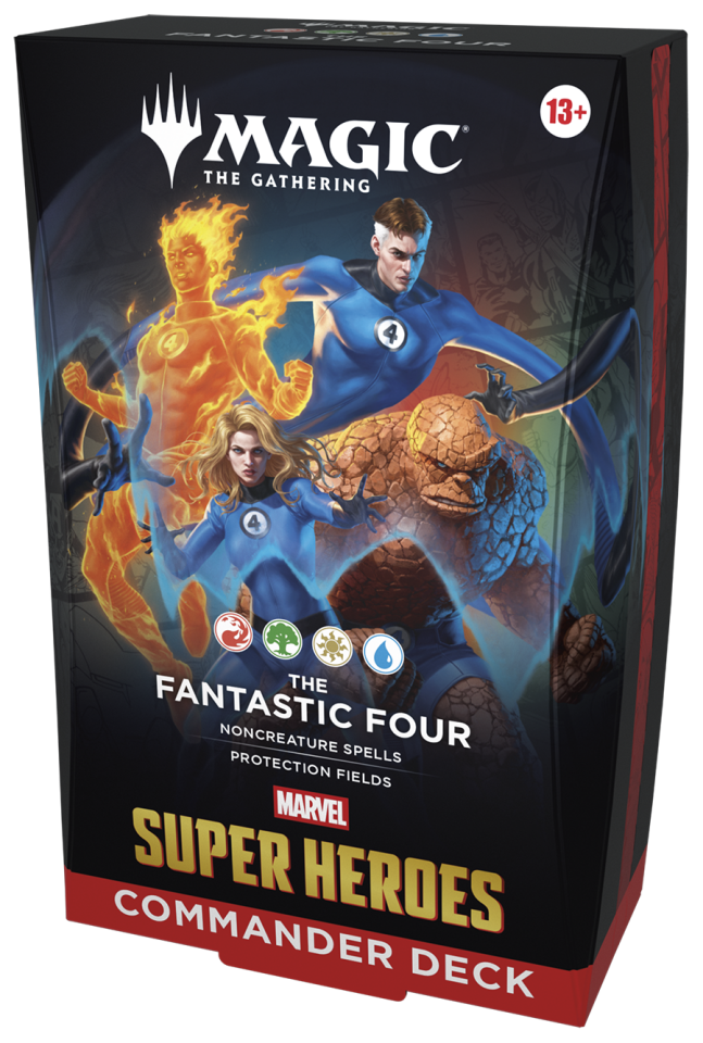 Marvel Super Heroes Commander Deck The Fantastic Four (Red-Green-White-Blue)