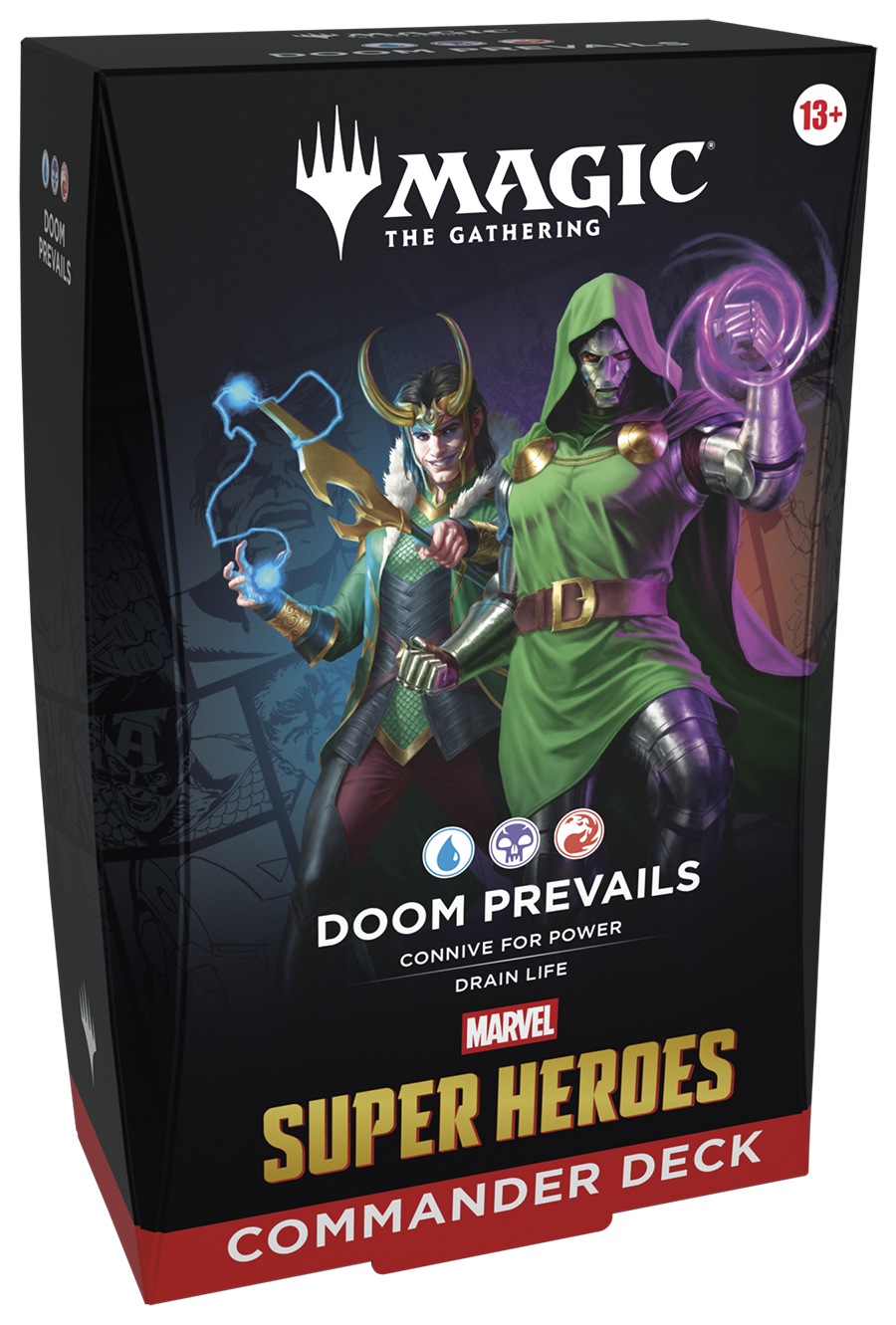Marvel Super Heroes Commander Deck Doom Prevails (Blue-Black-Red)