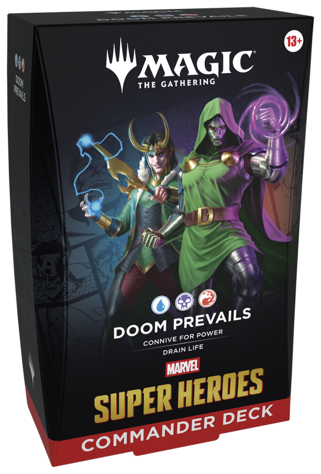 Marvel Super Heroes Commander Deck Doom Prevails (Blue-Black-Red)
