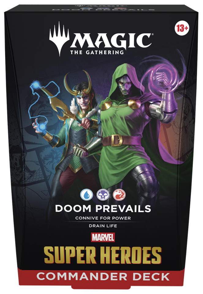 Marvel Super Heroes Commander Deck Doom Prevails (Blue-Black-Red)