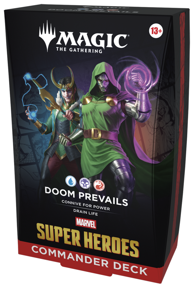 Marvel Super Heroes Commander Deck Doom Prevails (Blue-Black-Red)