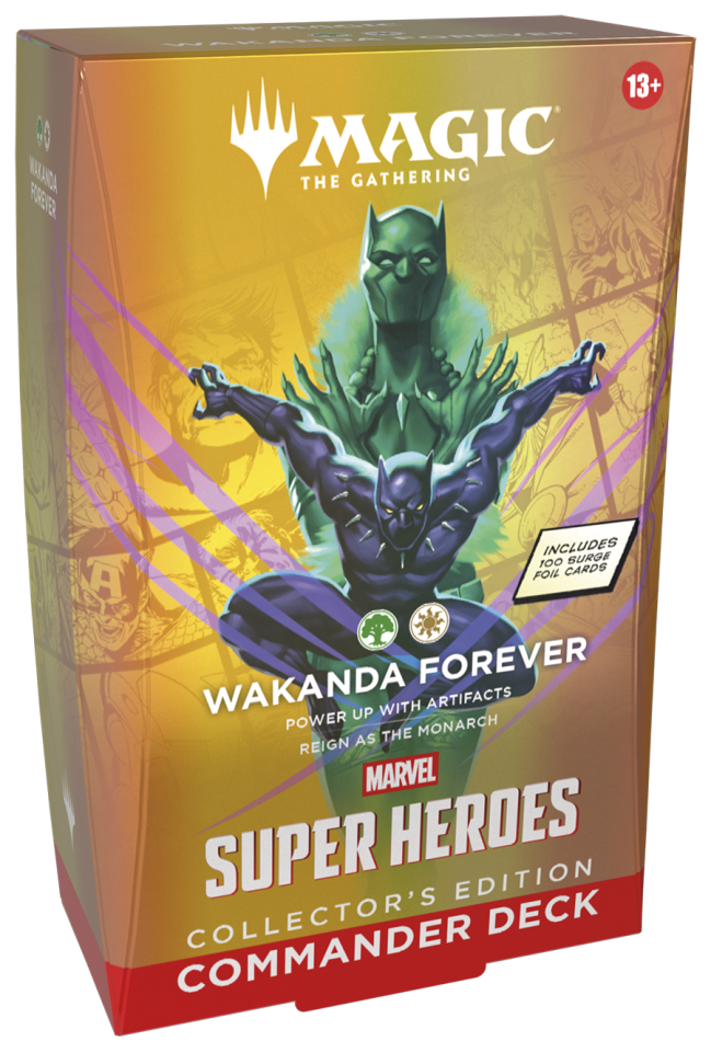 Marvel Super Heroes Collector Commander Deck Wakanda Forever (Green-White)