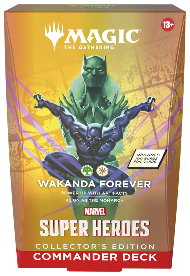 Marvel Super Heroes Collector Commander Deck Wakanda Forever (Green-White)