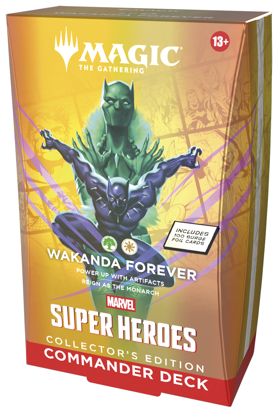 Marvel Super Heroes Collector Commander Deck Wakanda Forever (Green-White)
