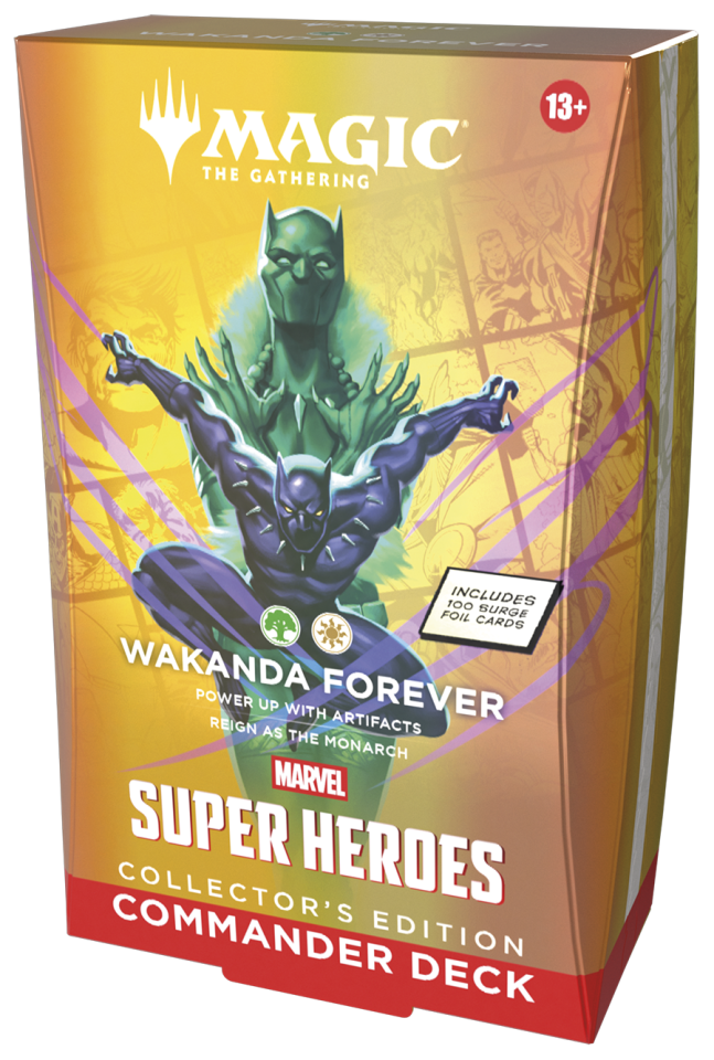 Marvel Super Heroes Collector Commander Deck Wakanda Forever (Green-White)