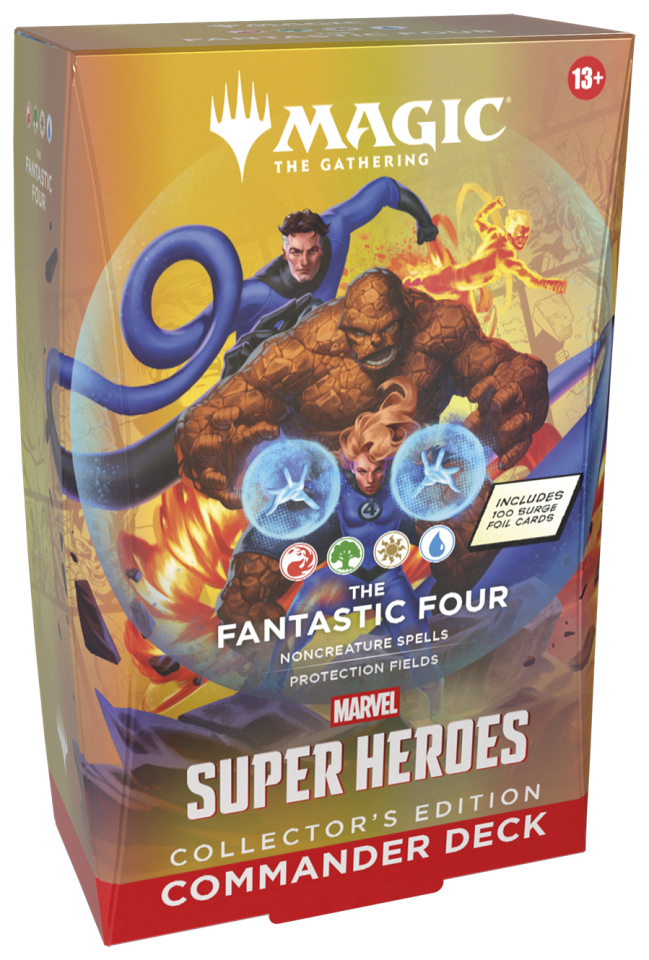Marvel Super Heroes Collector Commander Deck The Fantastic Four (Red-Green-White-Blue)