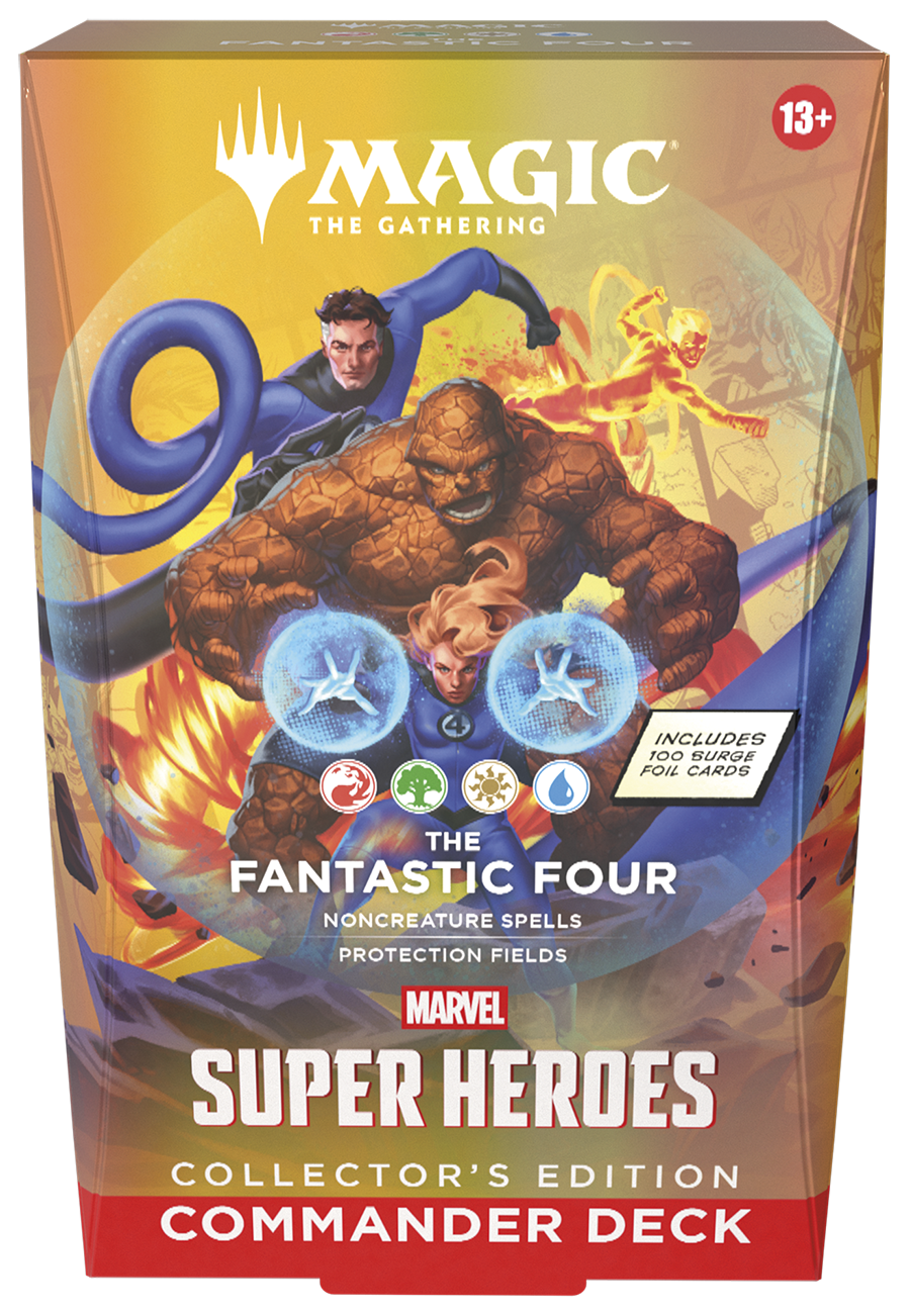 Marvel Super Heroes Collector Commander Deck The Fantastic Four (Red-Green-White-Blue)