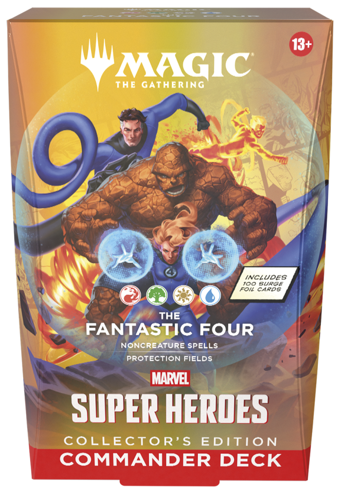 Marvel Super Heroes Collector Commander Deck The Fantastic Four (Red-Green-White-Blue)