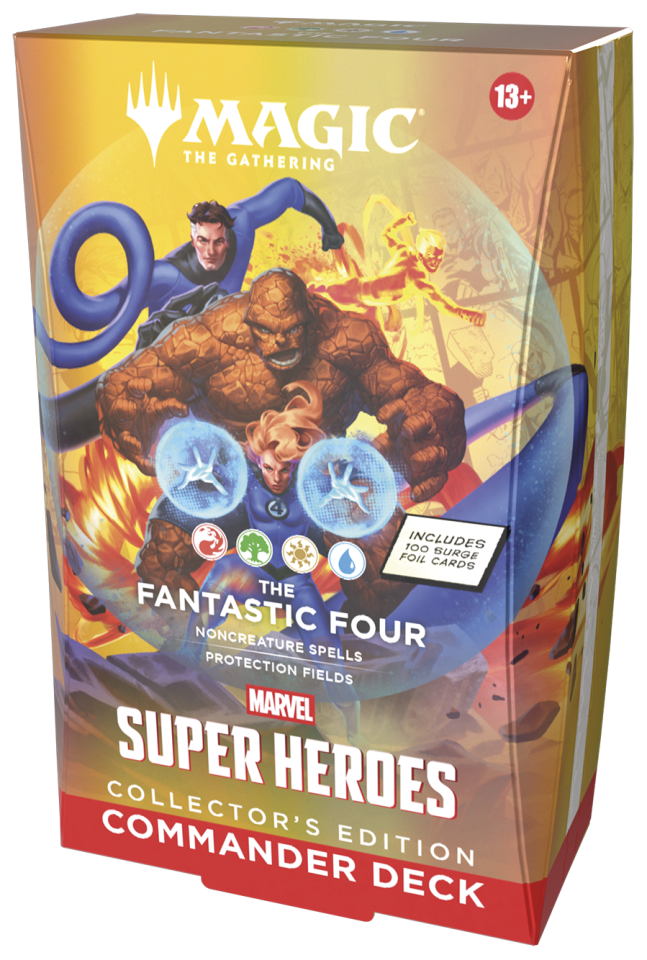 Marvel Super Heroes Collector Commander Deck The Fantastic Four (Red-Green-White-Blue)