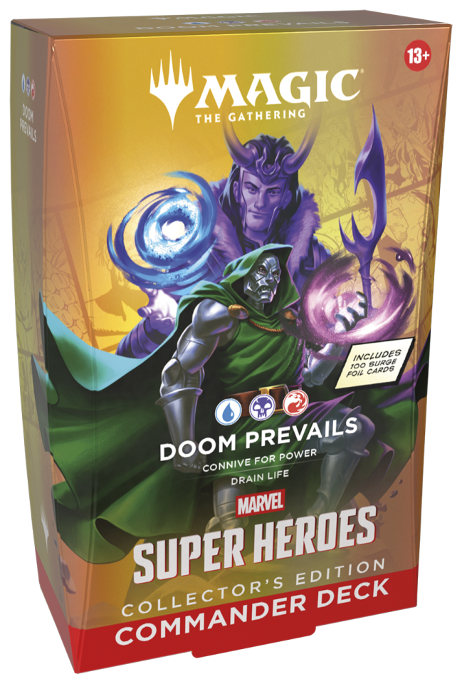 Marvel Super Heroes Collector Commander Deck Doom Prevails (Blue-Black-Red)