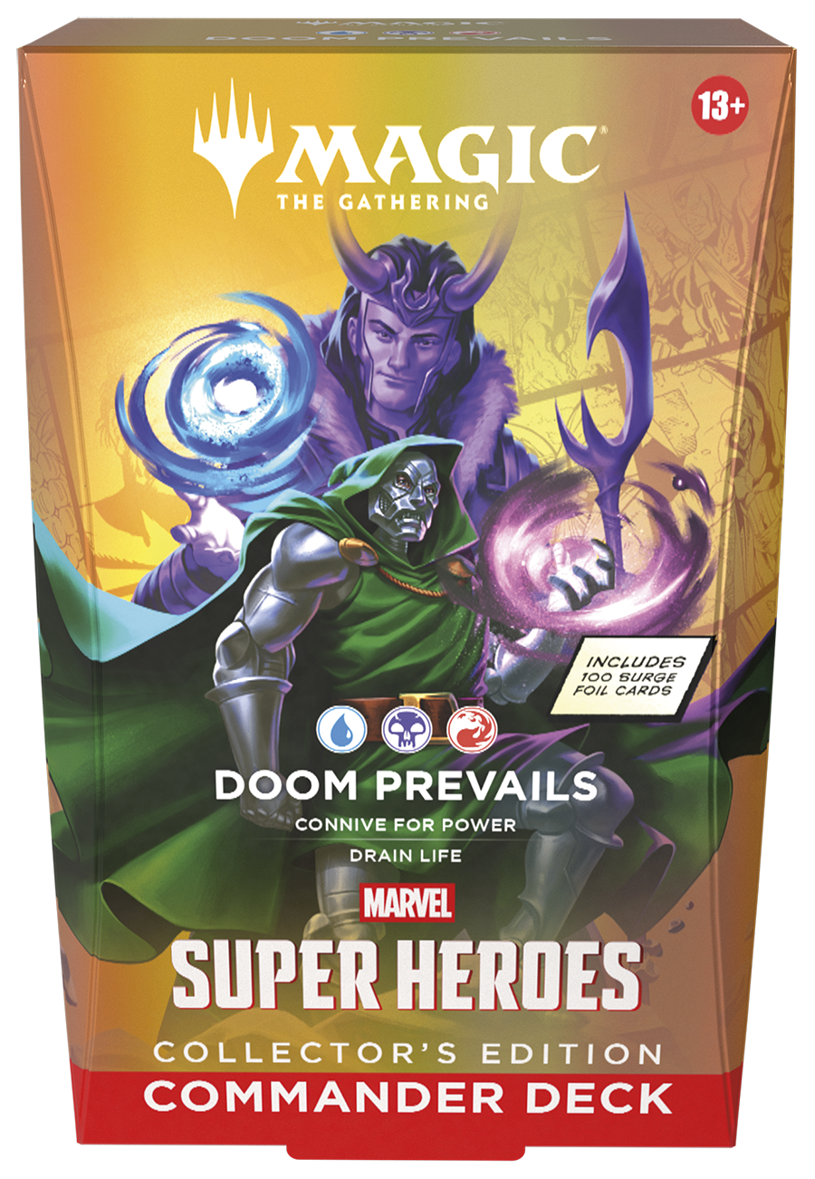 Marvel Super Heroes Collector Commander Deck Doom Prevails (Blue-Black-Red)