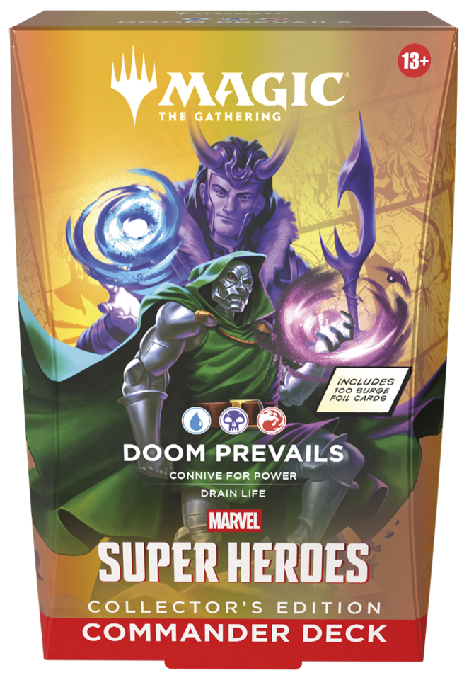 Marvel Super Heroes Collector Commander Deck Doom Prevails (Blue-Black-Red)