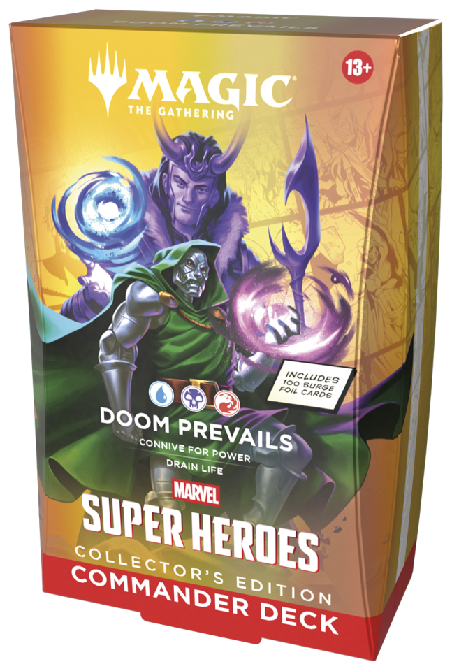 Marvel Super Heroes Collector Commander Deck Doom Prevails (Blue-Black-Red)