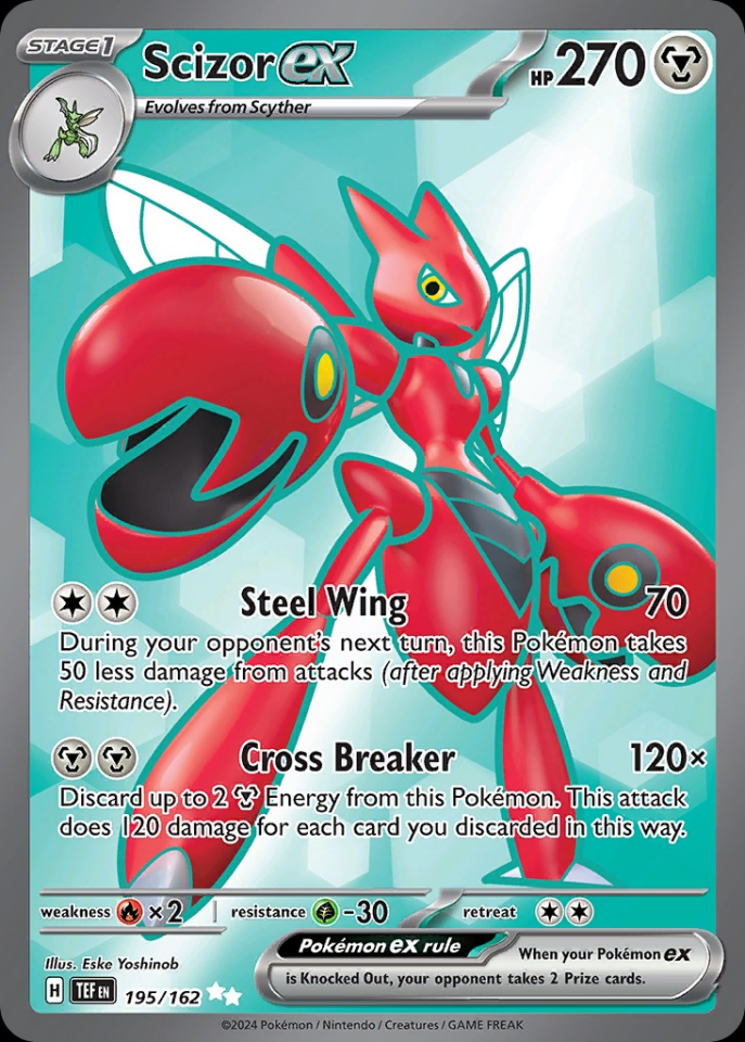 Scizor ex 195/162 - Temporal Forces