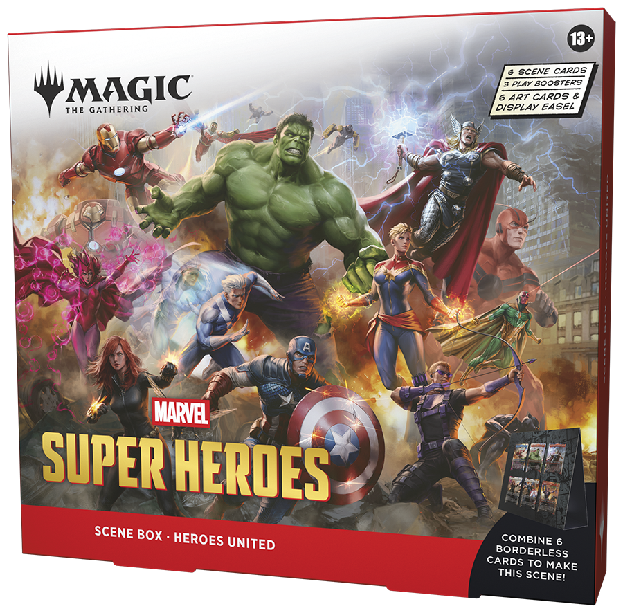 Marvel Super Heroes Scene Box Heroes United Scene Box