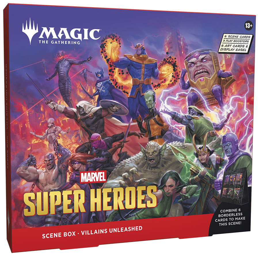 Marvel Super Heroes Scene Box Villains Unleashed Scene Box