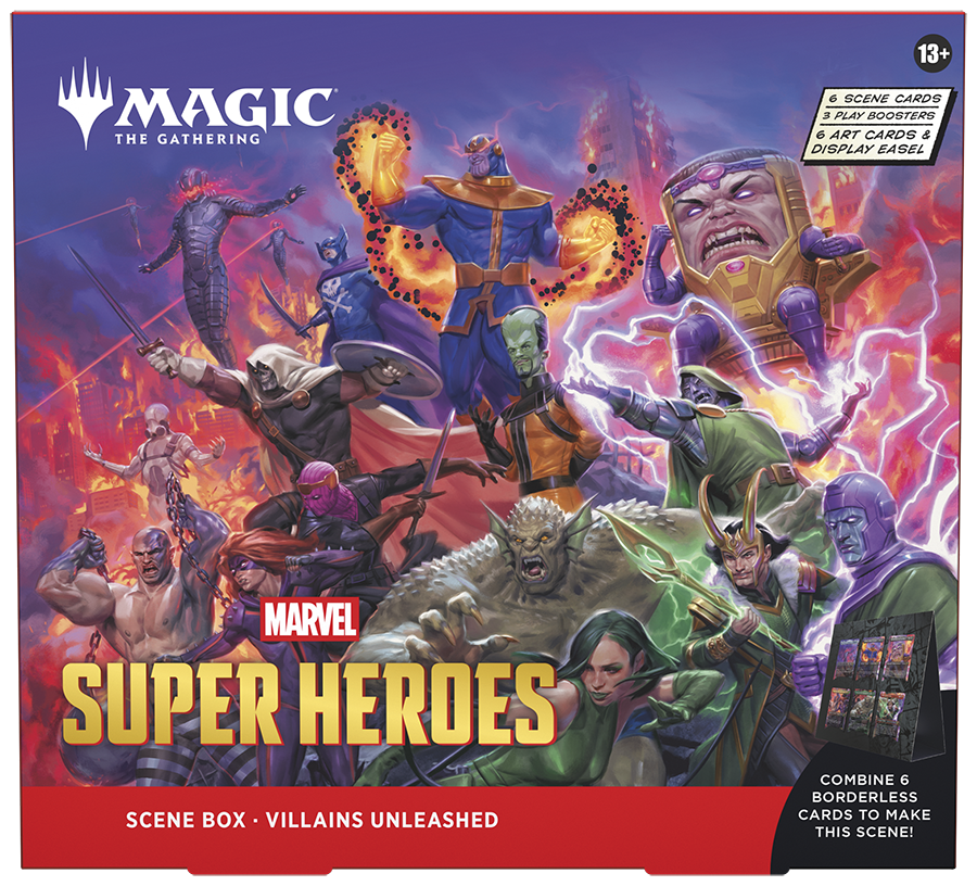 Marvel Super Heroes Scene Box Villains Unleashed Scene Box