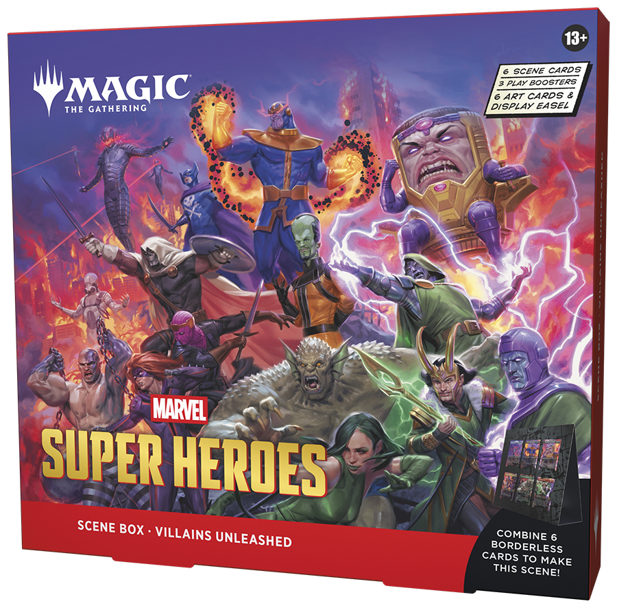Marvel Super Heroes Scene Box Villains Unleashed Scene Box