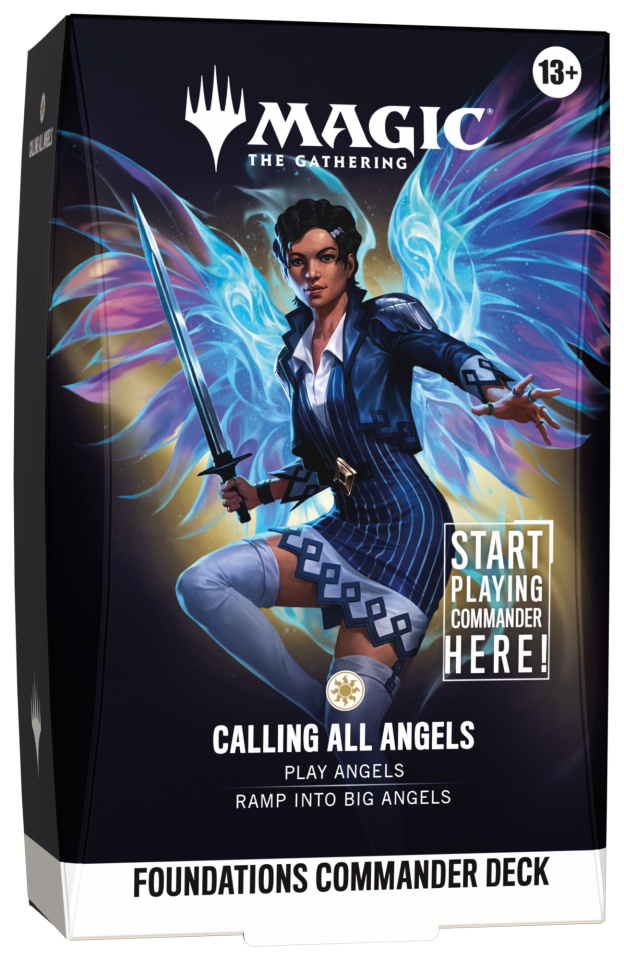 Foundations Commander Deck Calling All Angels (White)