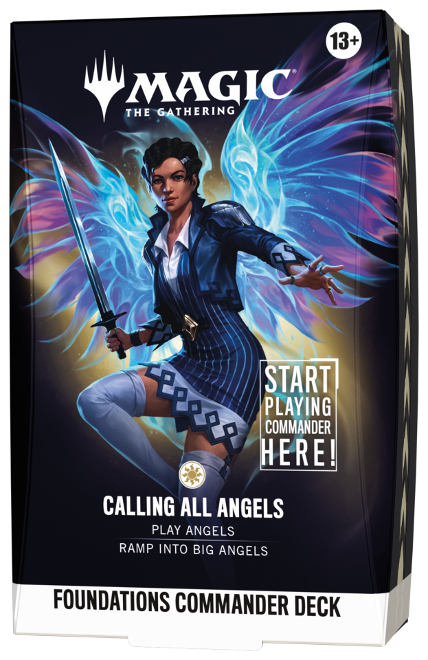 Foundations Commander Deck Calling All Angels (White)