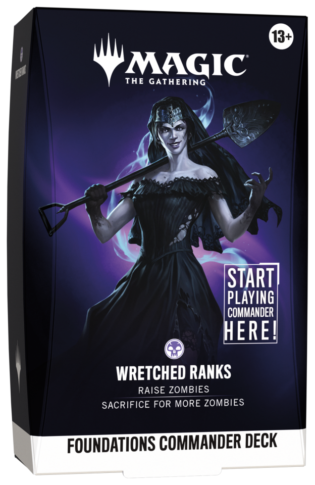 Foundations Commander Deck Wretched Ranks (Black)