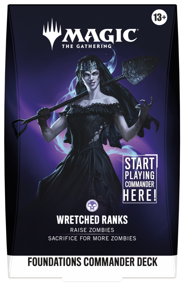 Foundations Commander Deck Wretched Ranks (Black)