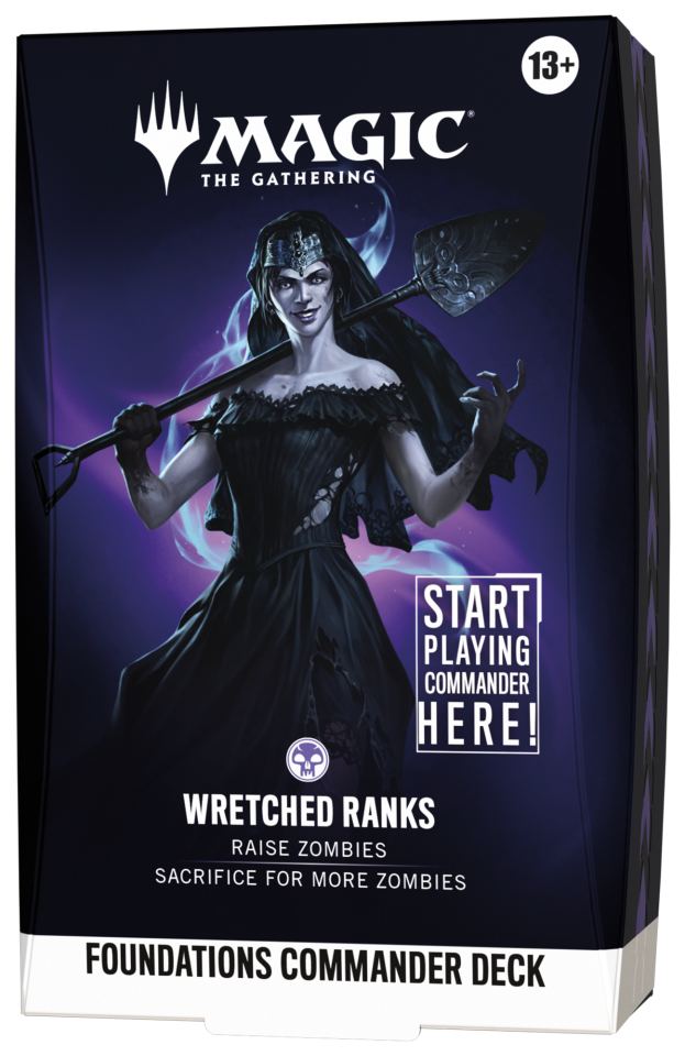 Foundations Commander Deck Wretched Ranks (Black)