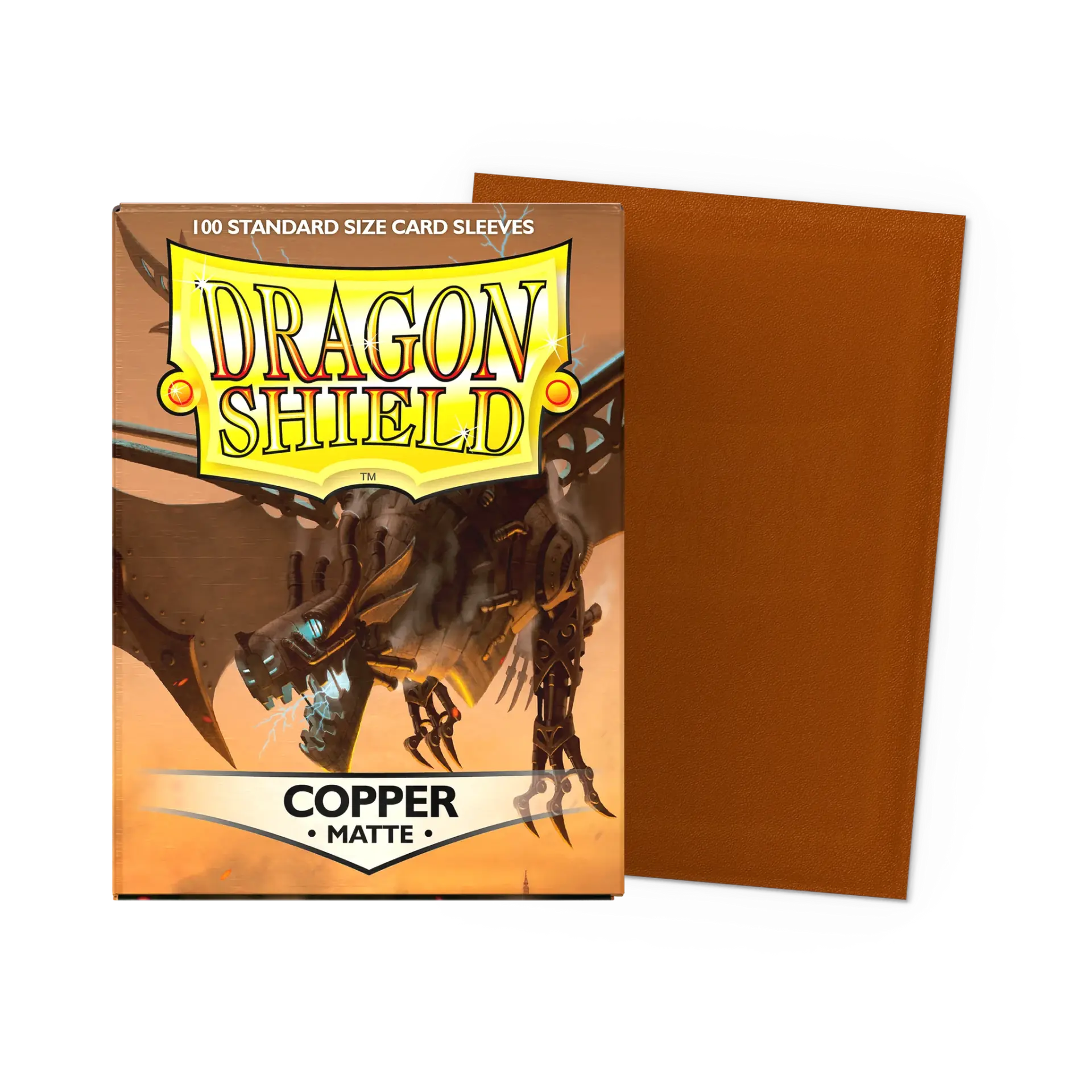 Dragon Shield - Matte Sleeve - Copper