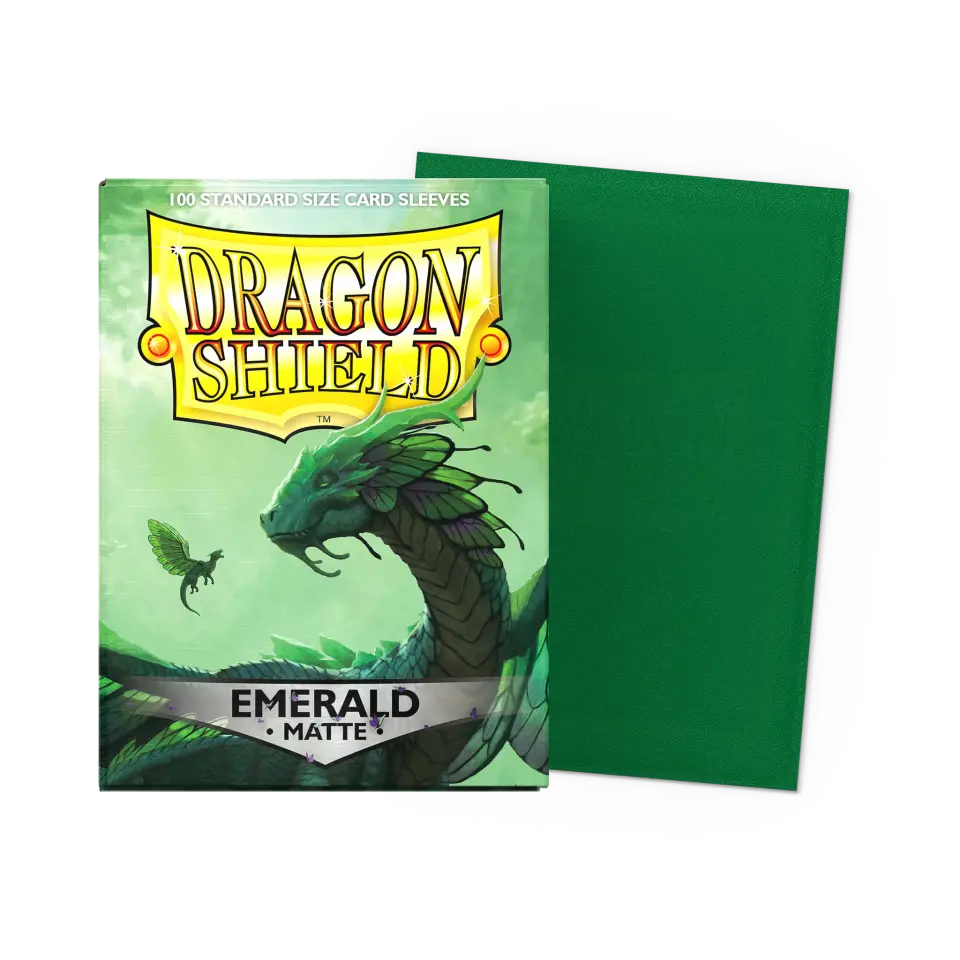 Dragon Shield - Matte Sleeve - Emerald