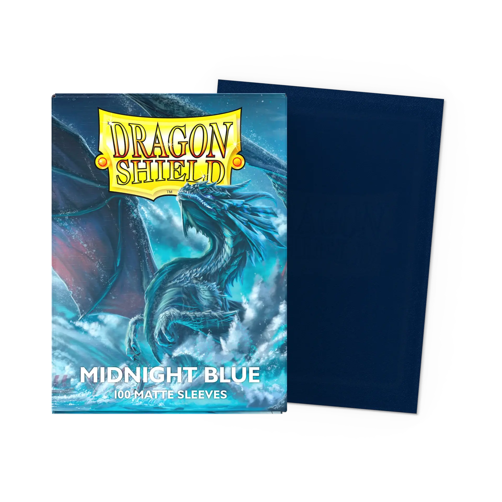 Dragon Shield - Matte Sleeve - Midnight Blue