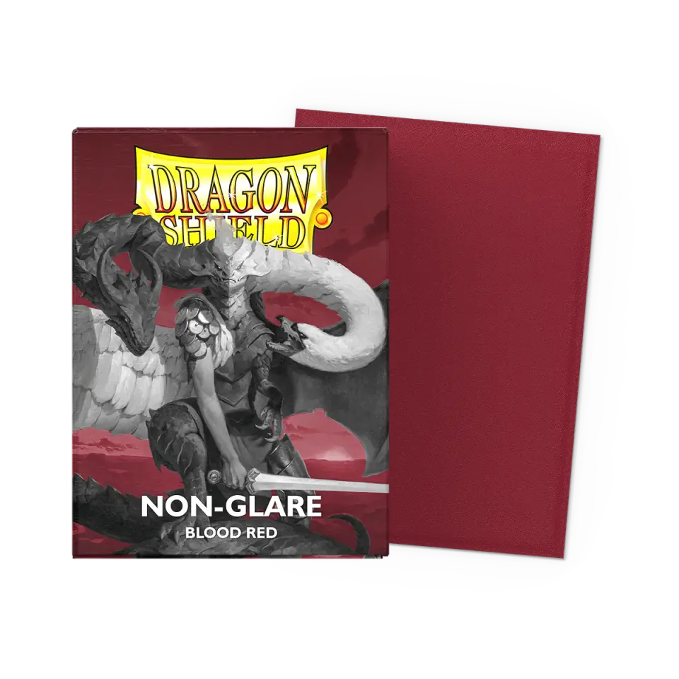 Dragon Shield - Non Glare Sleeve - Blood Red