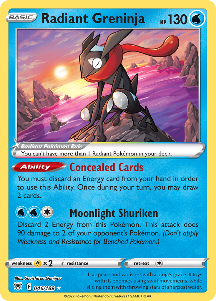 Radiant Greninja 046/189 - Astral Radiance