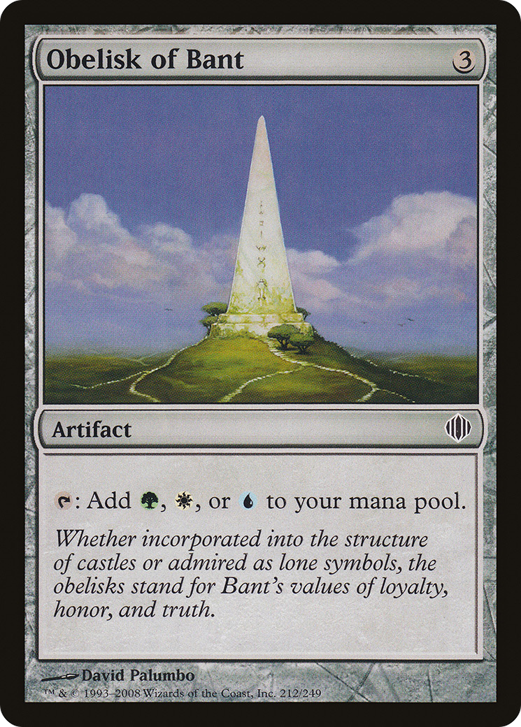 Obelisk of Bant ( Traditional Foil )