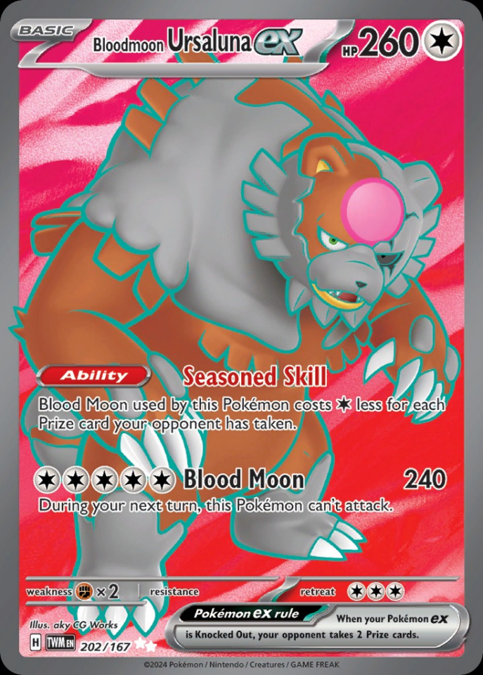 Bloodmoon Ursaluna ex 202/167 - Twilight Masquerade