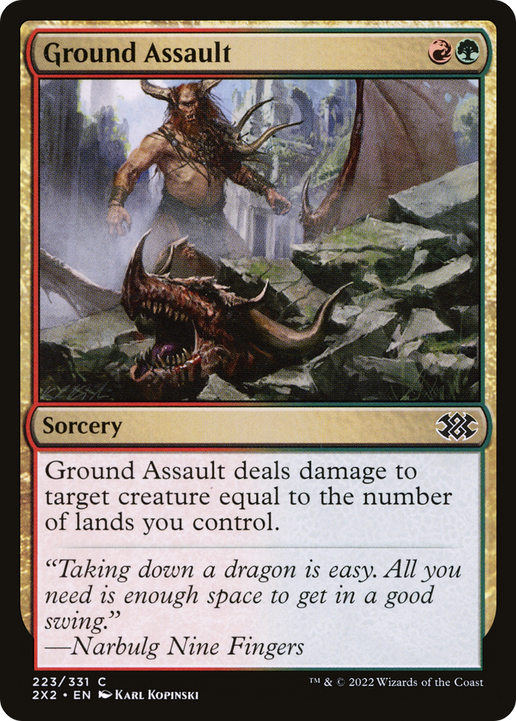 Ground Assault ( Traditional Foil )