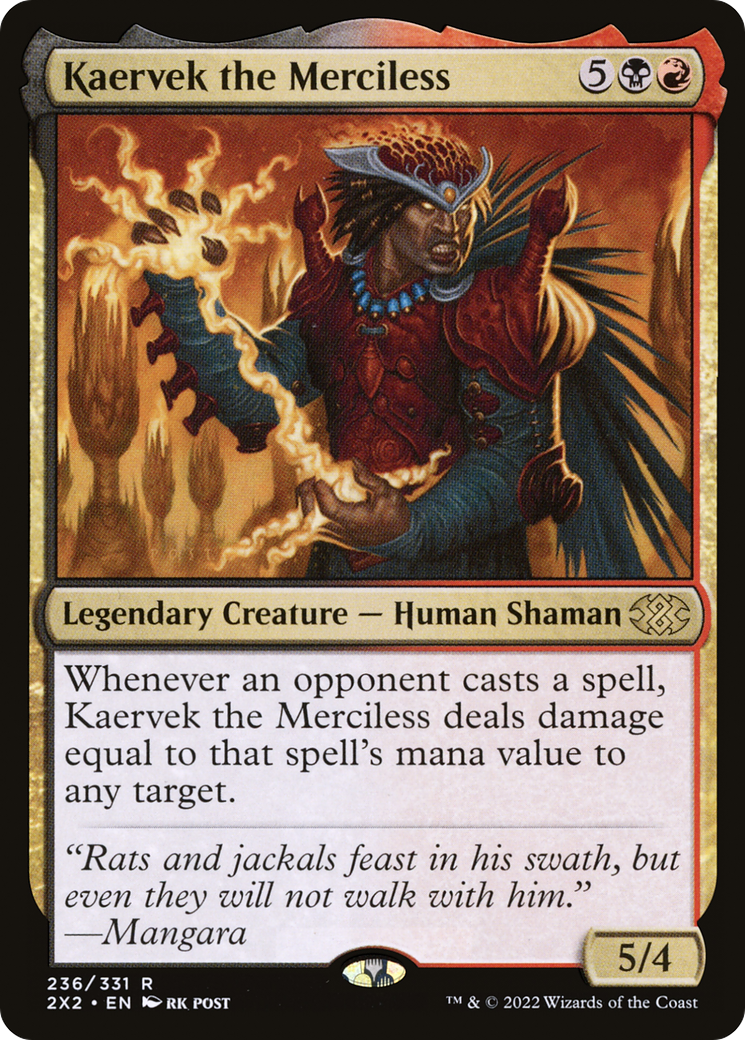 Kaervek the Merciless ( Traditional Foil )