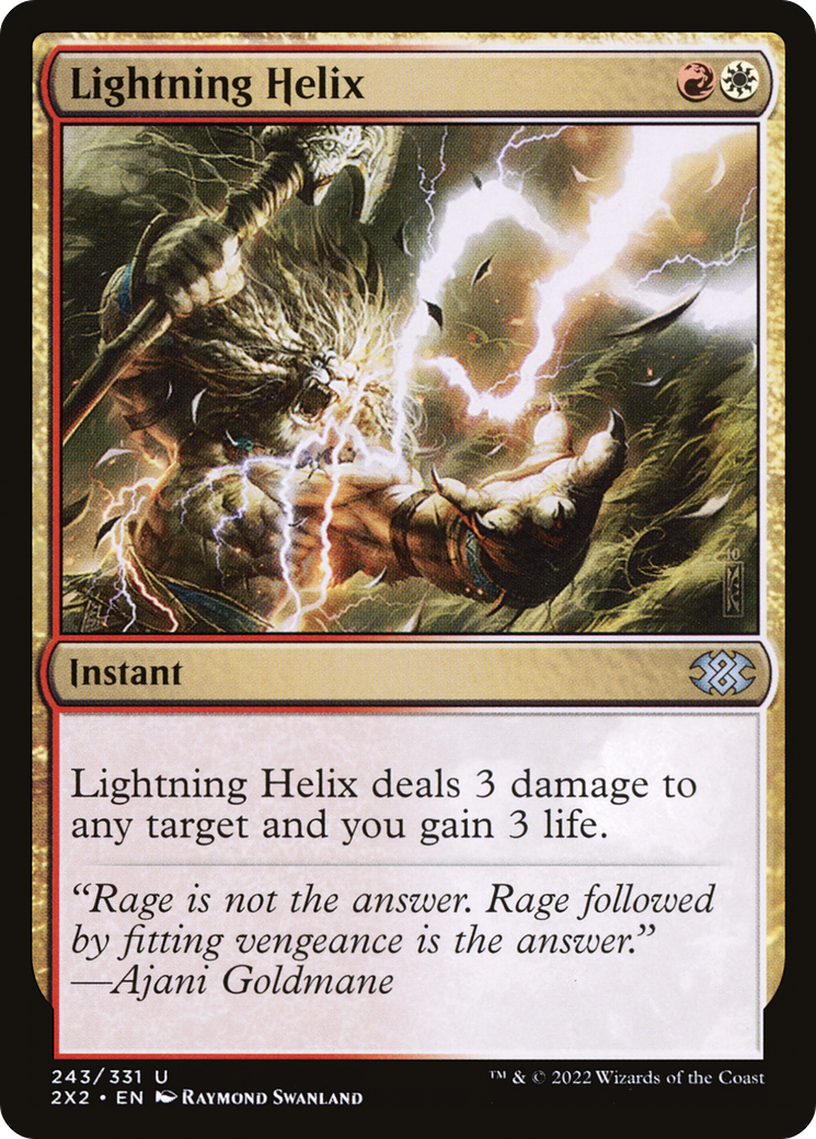 Lightning Helix ( Traditional Foil )