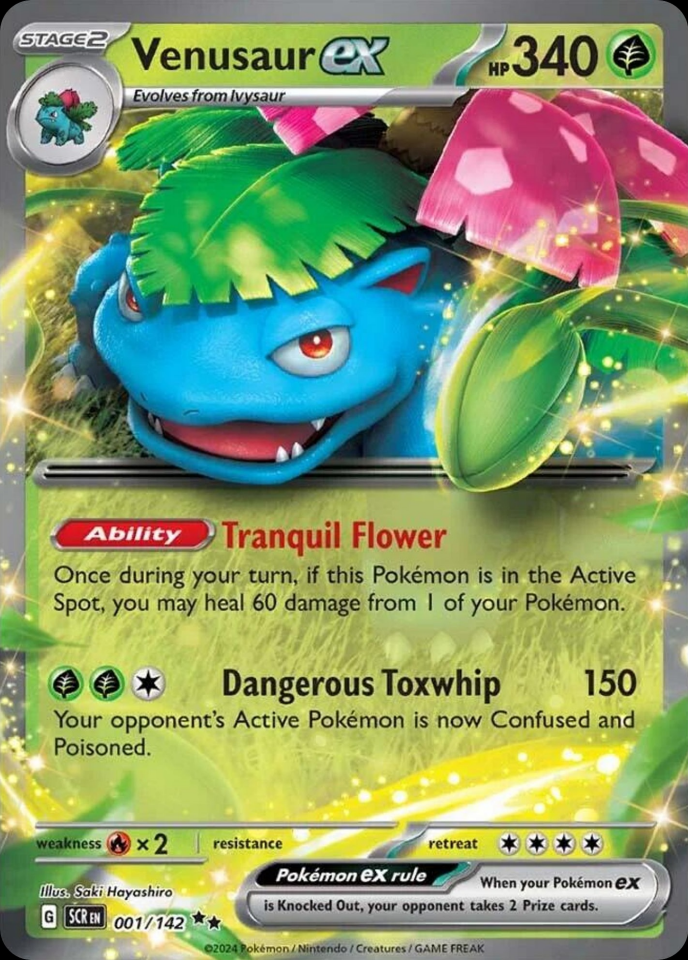 Venusaur ex 001/142 - Stellar Crown