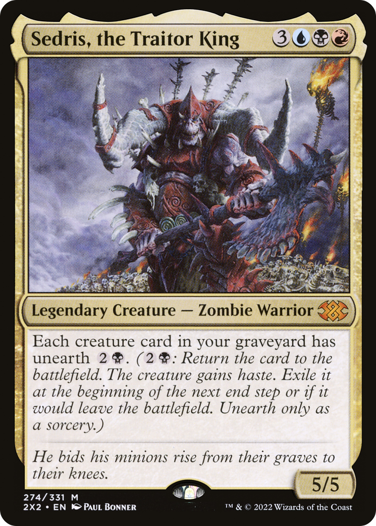 Sedris, the Traitor King ( Traditional Foil )