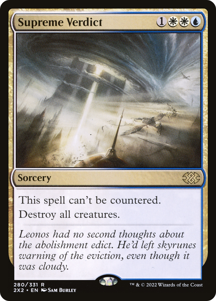 Supreme Verdict ( Traditional Foil )