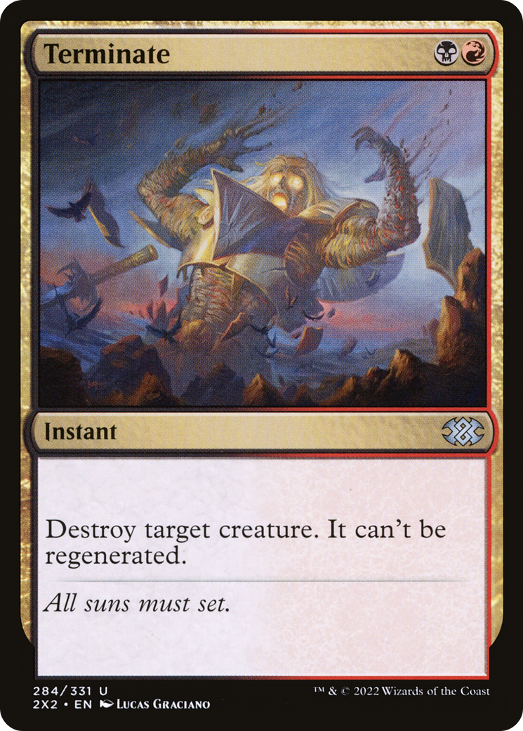 Terminate ( Traditional Foil )