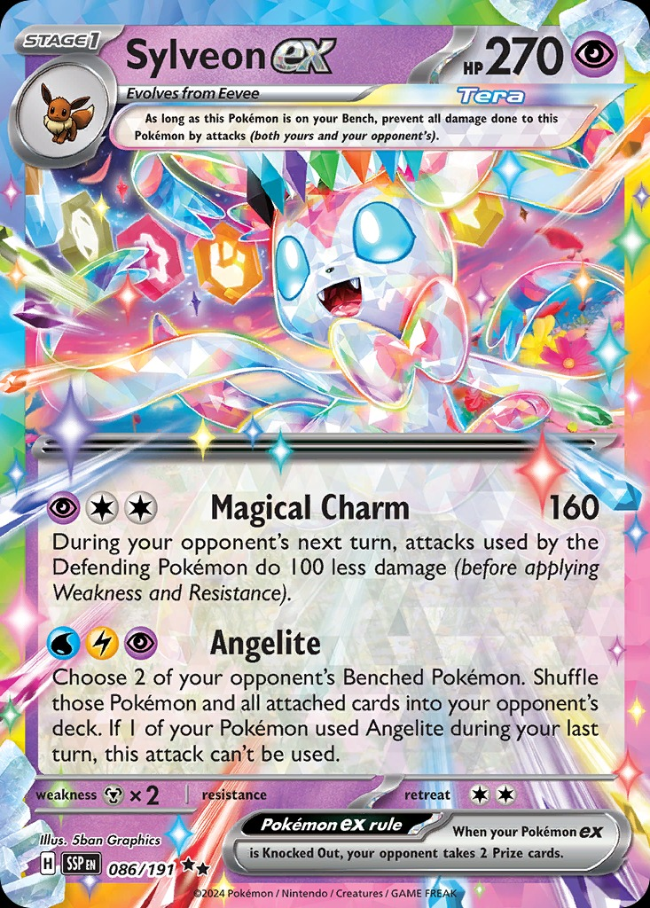 Sylveon ex 086/191 - Surging Sparks