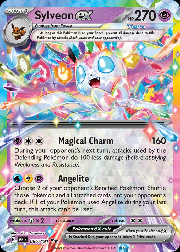 Sylveon ex 086/191 - Surging Sparks