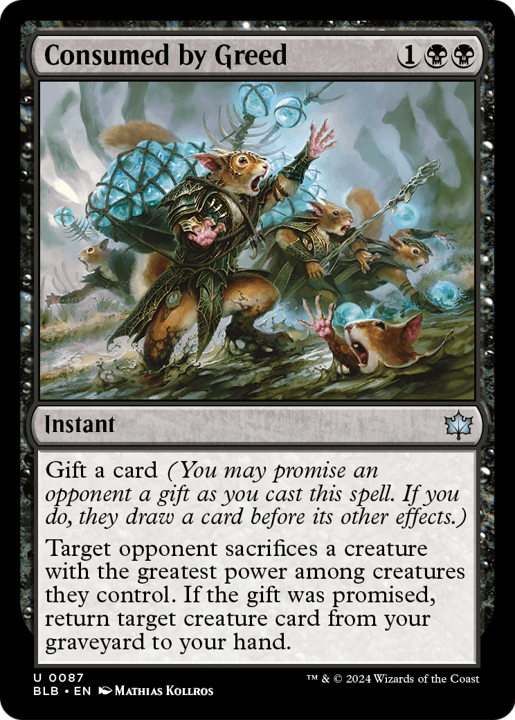 Consumed by Greed ( Traditional Foil )