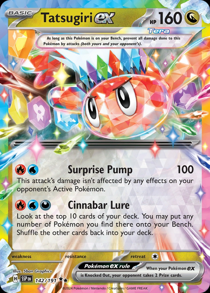 Tatsugiri ex 142/191 - Surging Sparks
